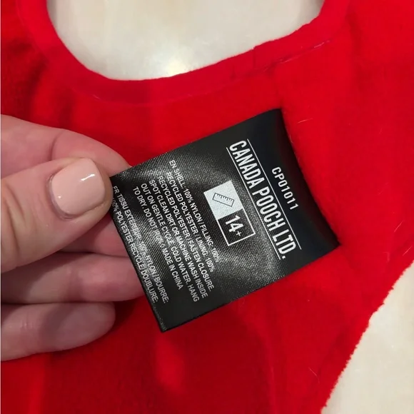 Canada Pooch Everest Explorer Jacket-Red Size 14+. - Picture 7 of 15